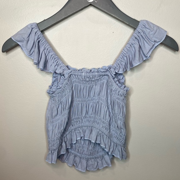 Ocean Drive Flutter Sleeve top. - Picture 5 of 6